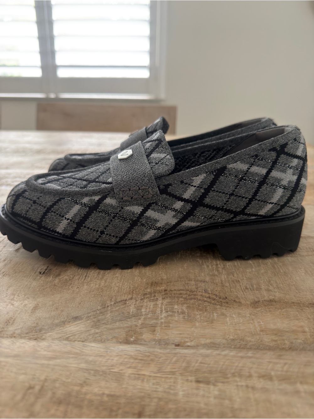Vivaia NWOT Round Toe Francesca Chunky Heel Loafers - Picture 7 of 12